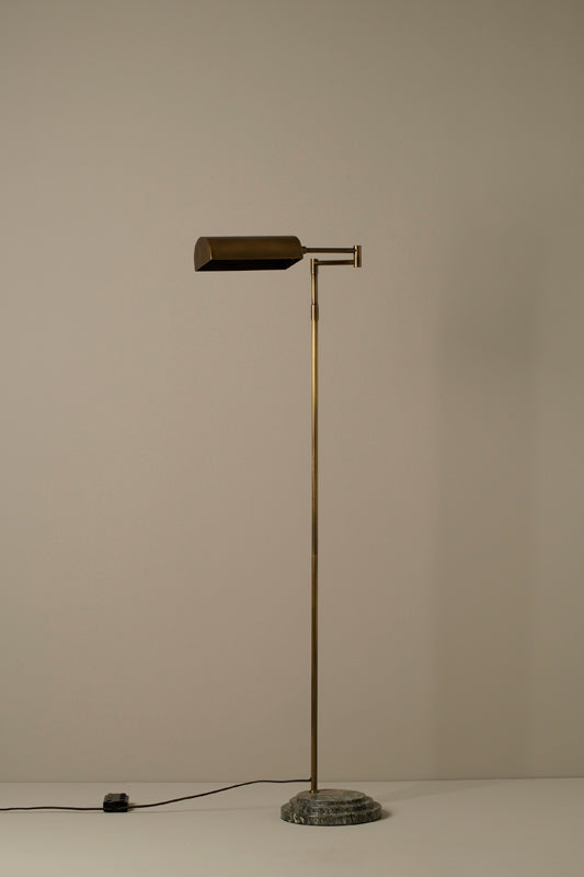 Hyde aged brass floor lamp | Floor Lamp | lights&lamps | UK | Modern Affordable Designer Lighting