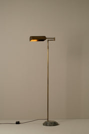 Hyde aged brass floor lamp | Floor Lamp | lights&lamps | UK | Modern Affordable Designer Lighting