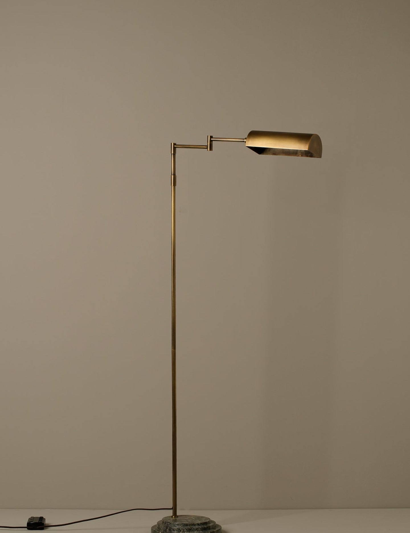Hyde aged brass floor lamp | Floor Lamp | lights&lamps | UK | Modern Affordable Designer Lighting
