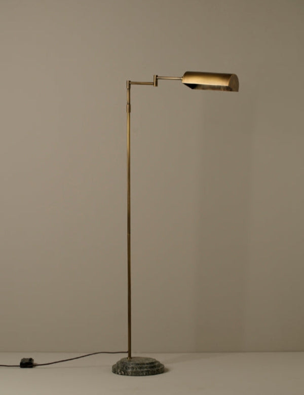 Hyde aged brass floor lamp | Floor Lamp | lights&lamps | UK | Modern Affordable Designer Lighting
