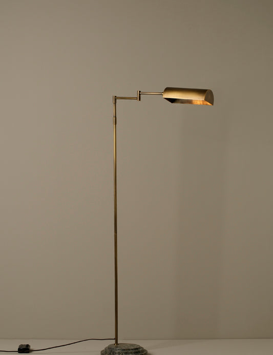 Hyde aged brass floor lamp | Floor Lamp | lights&lamps | UK | Modern Affordable Designer Lighting