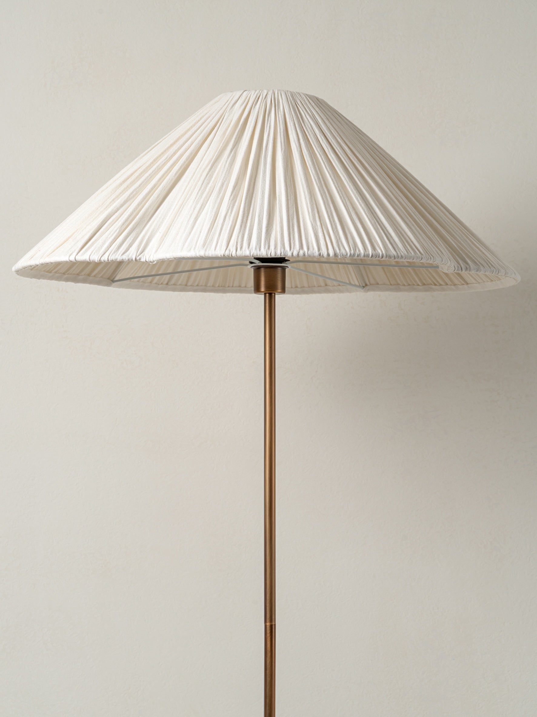 Lindi - scalloped pleated linen floor lamp |  | Lights & Lamps | UK | Modern Affordable Designer Lighting