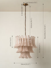 Lonso taupe chandelier | Chandelier | Lights & Lamps | UK | Modern Affordable Designer Lighting