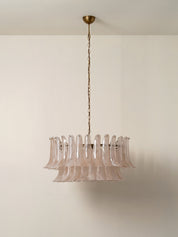 Lonso taupe wide chandelier | Chandelier | lights&lamps | UK | Modern Affordable Designer Lighting