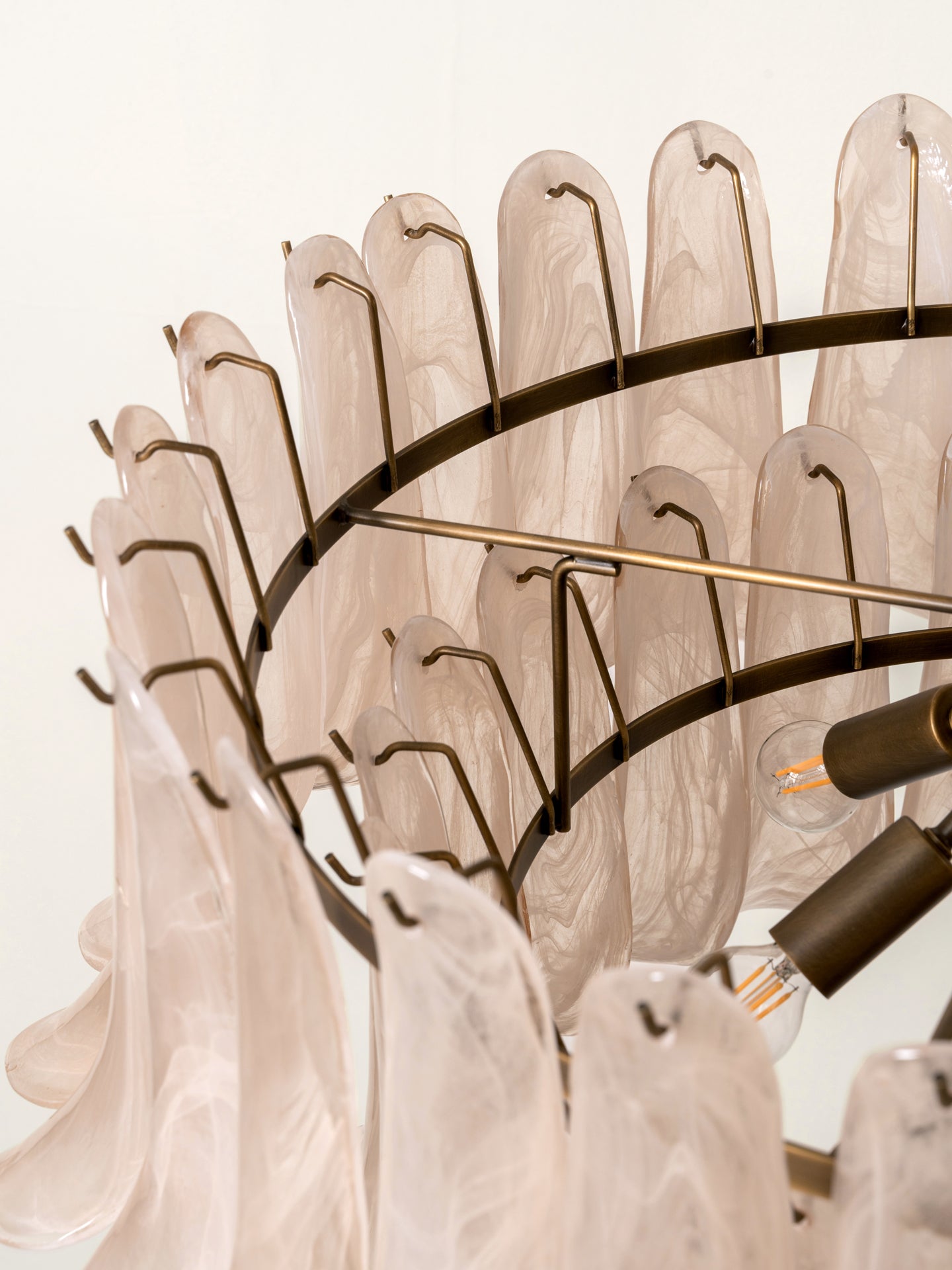 Lonso taupe wide chandelier | Chandelier | lights&lamps | UK | Modern Affordable Designer Lighting