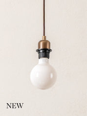 Capel - aged brass drop cap lampholder kit | Ceiling Light | lights&lamps | UK | Modern Affordable Designer Lighting