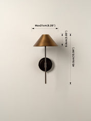Orta - aged brass and bronze wall light | Wall Light | lights&lamps | UK | Modern Affordable Designer Lighting