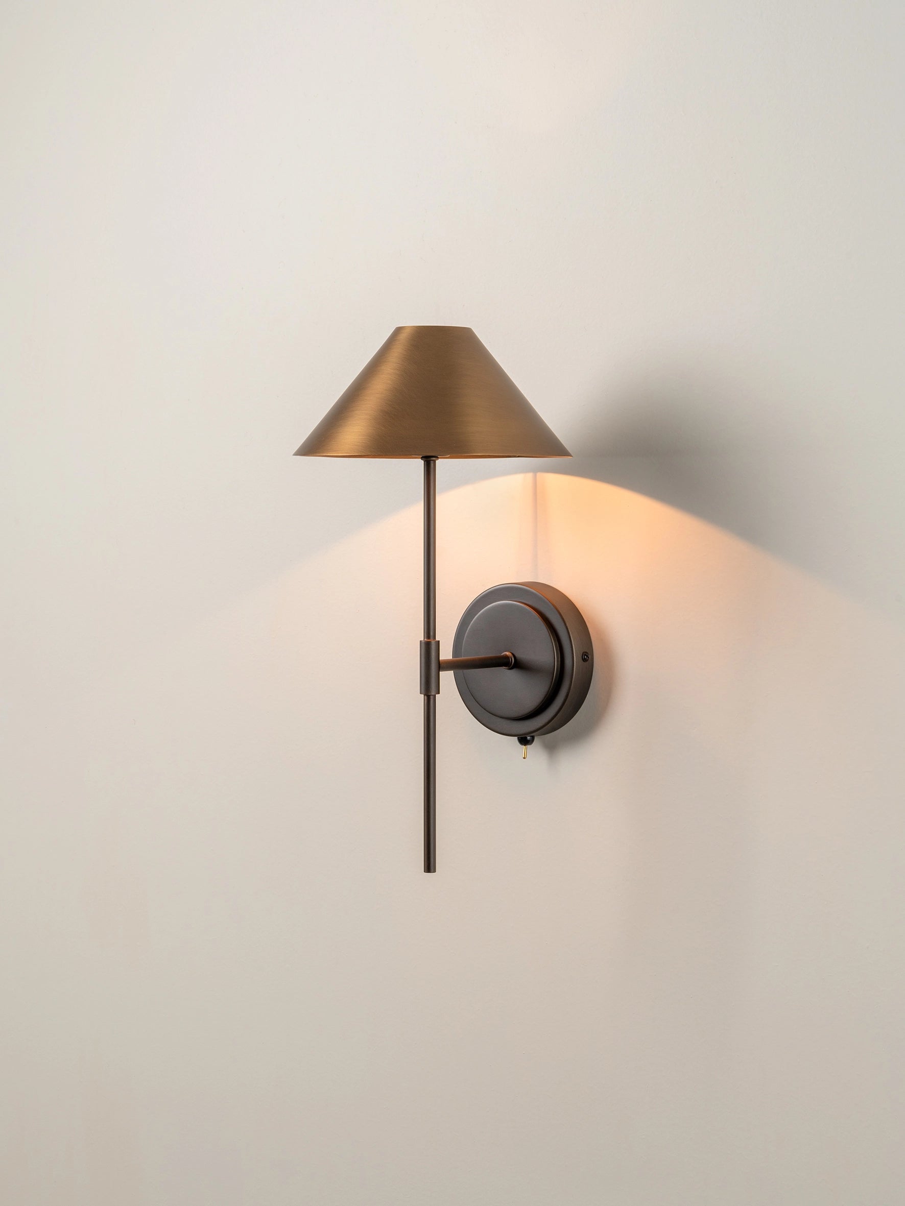 Orta - aged brass and bronze wall light | Wall Light | lights&lamps | UK | Modern Affordable Designer Lighting