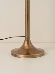 Ottino - aged brass and linen floor lamp | Floor Lamp | lights&lamps | UK | Modern Affordable Designer Lighting