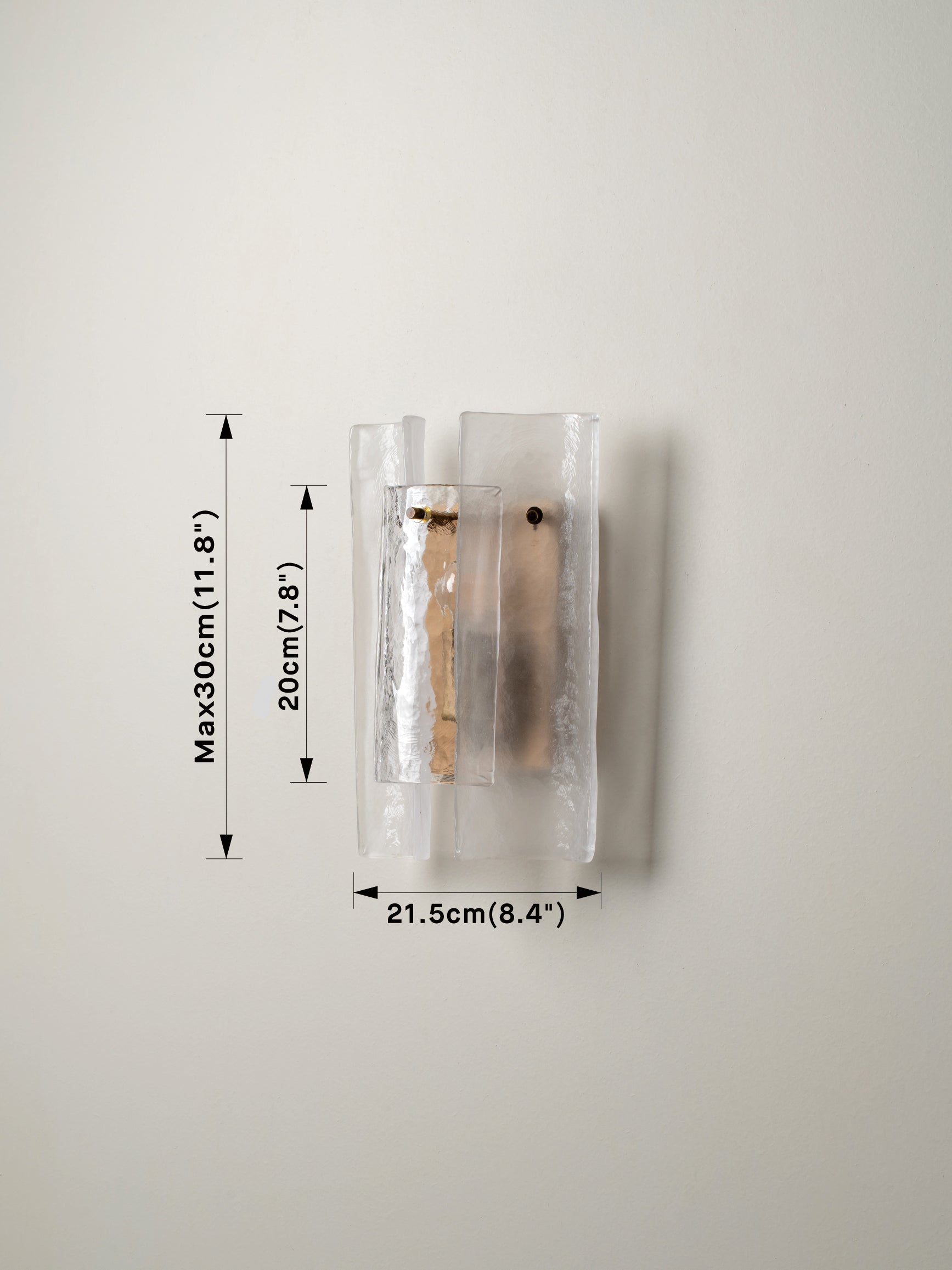 Pazo - layered textured glass wall light | Wall light | lights & lamps | Modern affordable designer lighting 