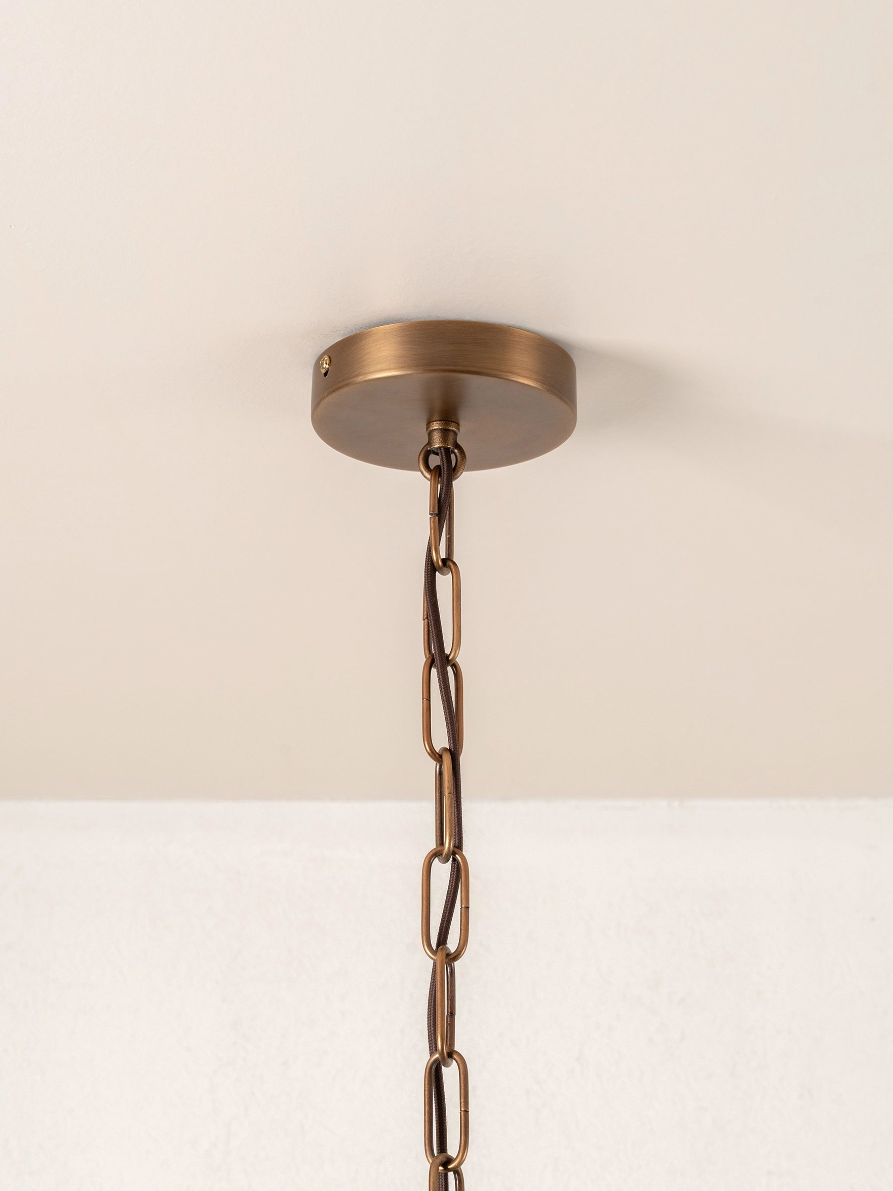 Petalia - 9 light aged brass and smoked green glass tube wide chandelier | Chandelier | lights&lamps | UK | Modern Affordable Designer Lighting