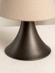 Cenare - bronze and linen rechargeable table lamp | Table Lamp | Lights & Lamps | UK | Modern Affordable Designer Lighting