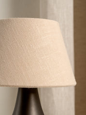 Cenare - bronze and linen rechargeable table lamp | Table Lamp | Lights & Lamps | UK | Modern Affordable Designer Lighting