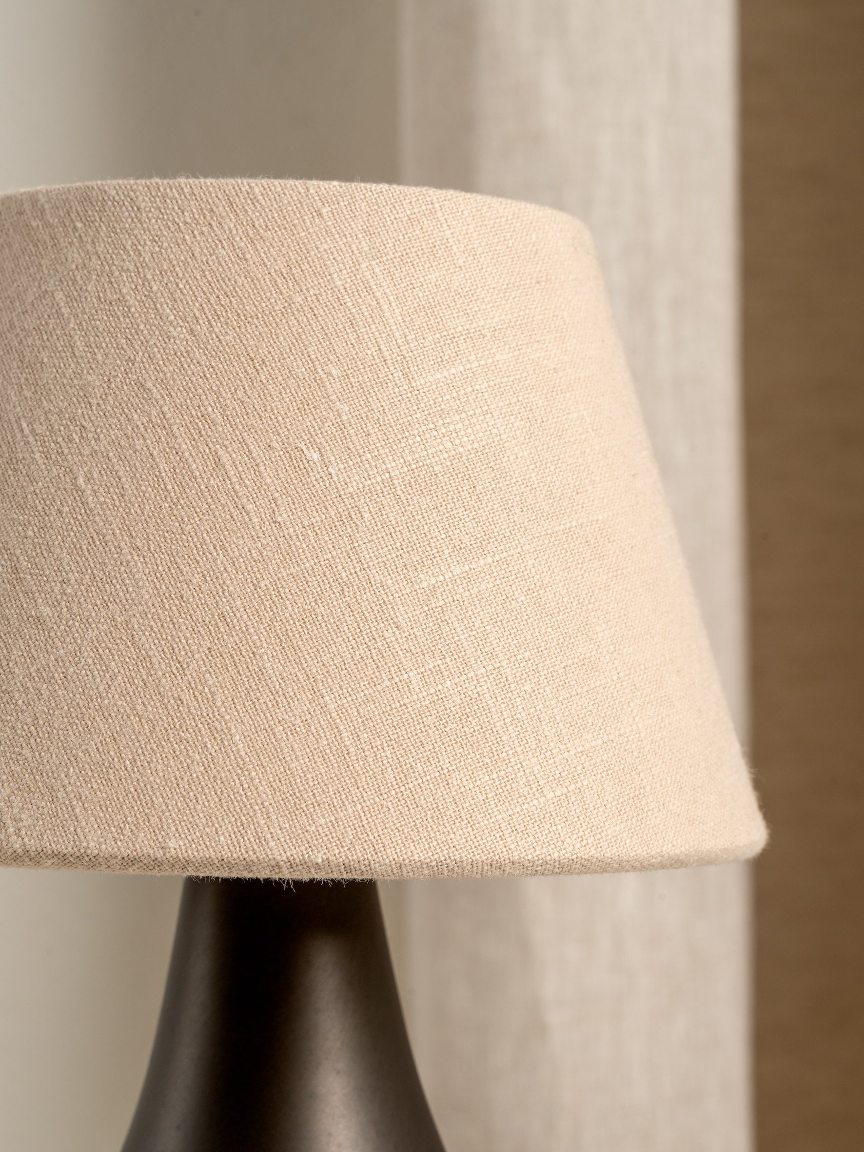 Cenare - bronze and linen rechargeable table lamp |  | Lights & Lamps | UK | Modern Affordable Designer Lighting