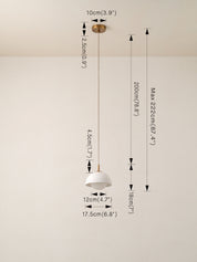Porsa - 1 light aged brass and warm white porcelain pendant | Ceiling Light | lights&lamps | UK | Modern Affordable Designer Lighting