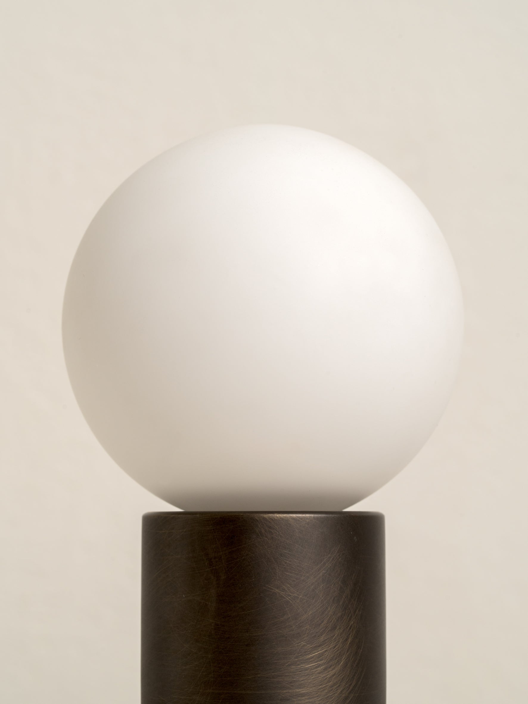 Porta bronze and opal rechargeable table lamp | Table Lamp | Lights & Lamps | UK | Modern Affordable Designer Lighting