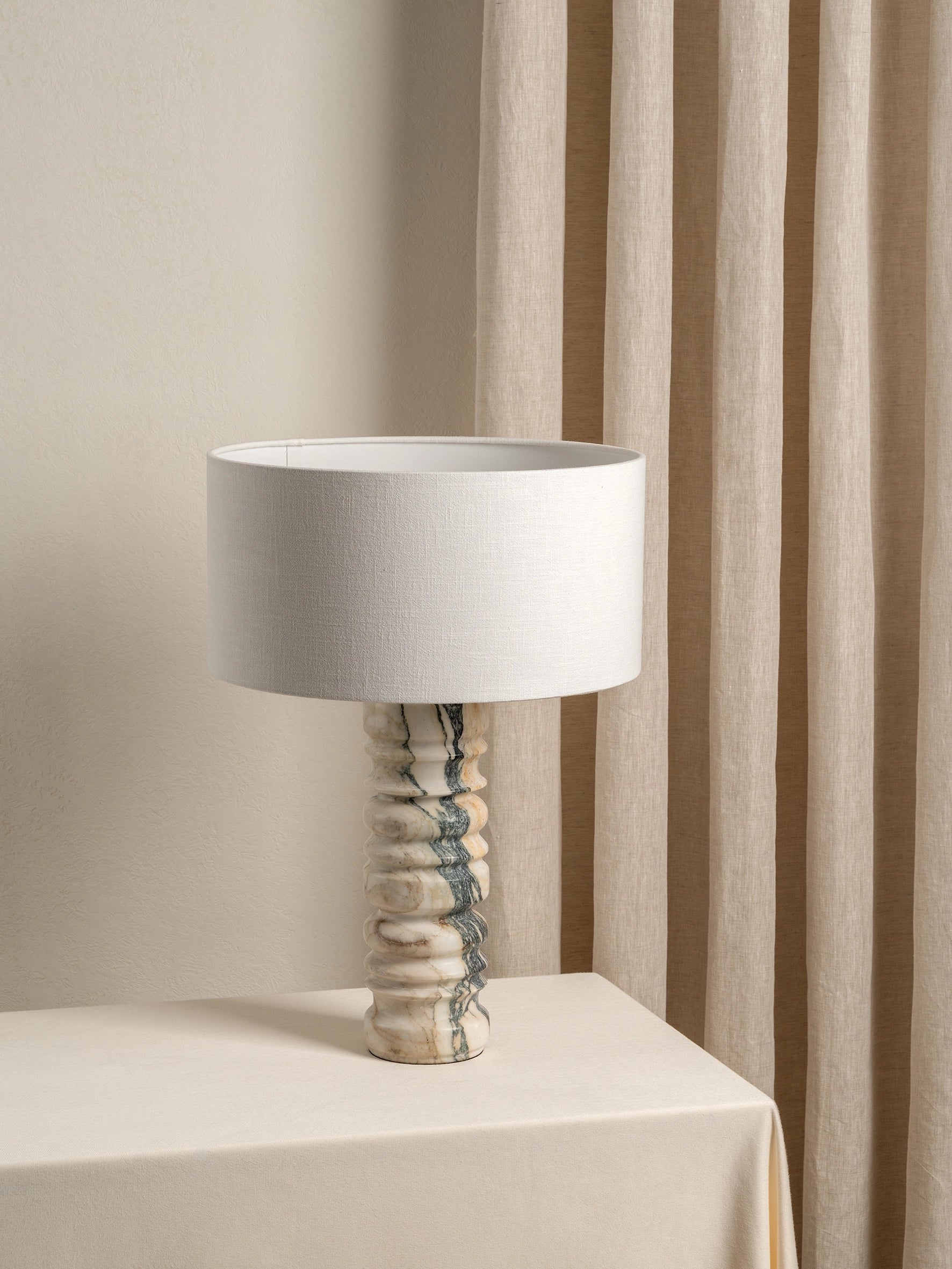 Renee - large Voila Calacatta marble table lamp | Table lamp | lights & lamps | US | Modern affordable designer lighting