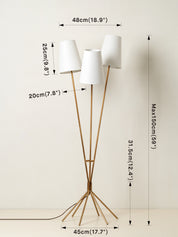 Renwick - aged brass floor lamp | Floor Lamp | lights&lamps | UK | Modern Affordable Designer Lighting