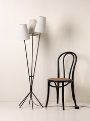 Renwick - 3 light linen and bronze floor lamp | Floor Lamp | lights&lamps | UK | Modern Affordable Designer Lighting