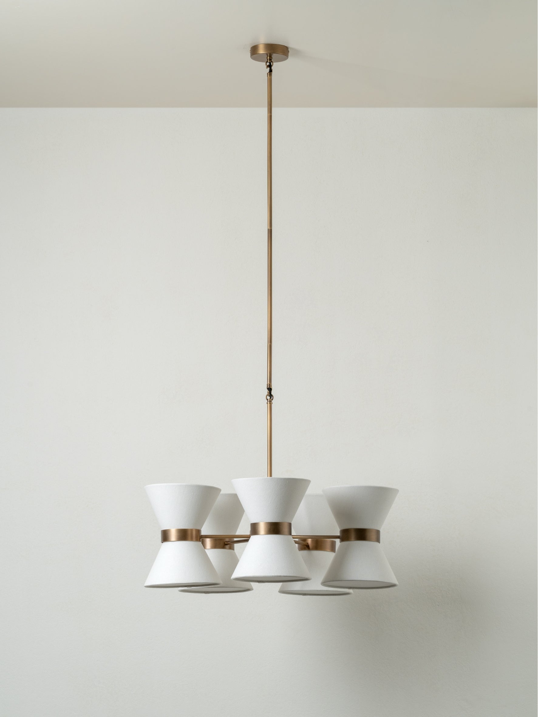 Renwick aged brass pendant