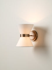 Renwick aged brass wall light | Wall Light | Lights & Lamps | UK | Modern Affordable Designer Lighting