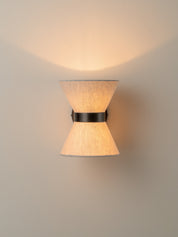 Renwick - linen and bronze wall light | Wall Light | lights&lamps | UK | Modern Affordable Designer Lighting