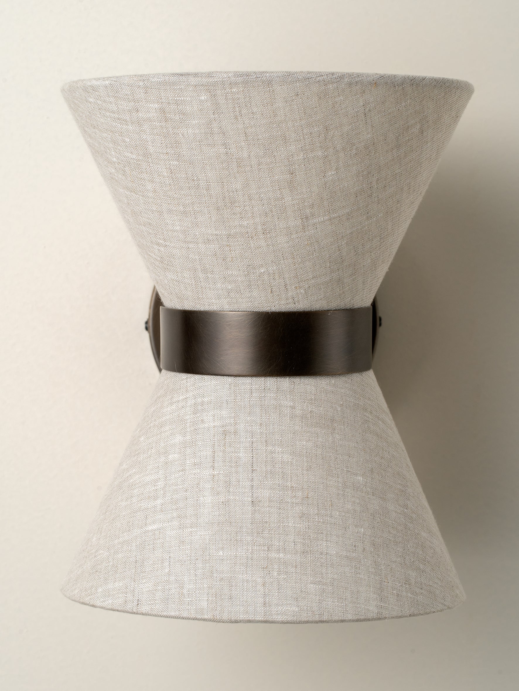 Renwick - linen and bronze wall light | Wall Light | lights&lamps | UK | Modern Affordable Designer Lighting