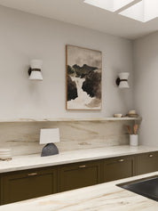 Renwick - linen and bronze wall light | Wall Light | lights&lamps | UK | Modern Affordable Designer Lighting
