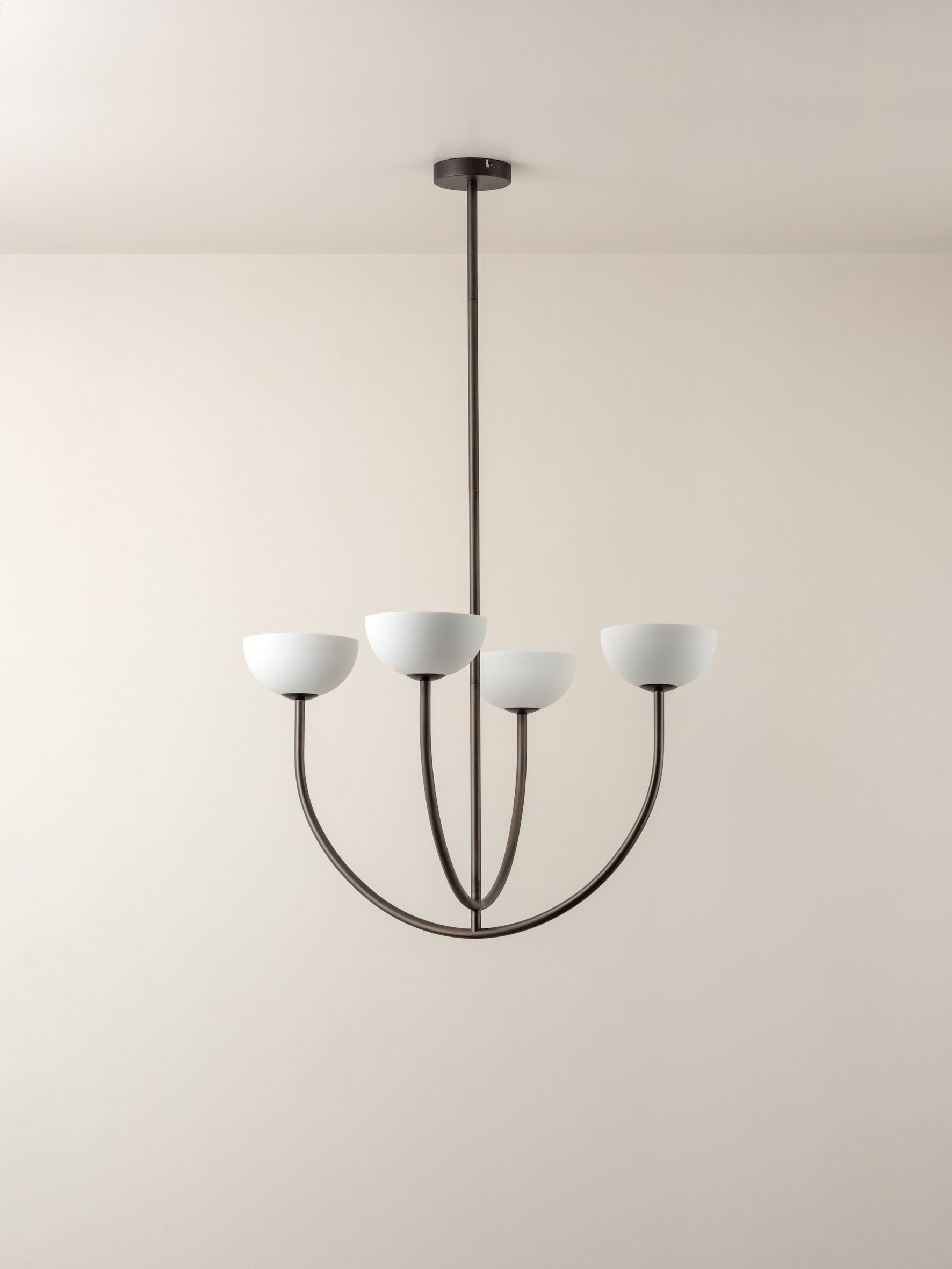 Ruzo - 4 light bronze and porcelain pendant | Ceiling Light | Lights & Lamps | UK | Modern Affordable Designer Lighting