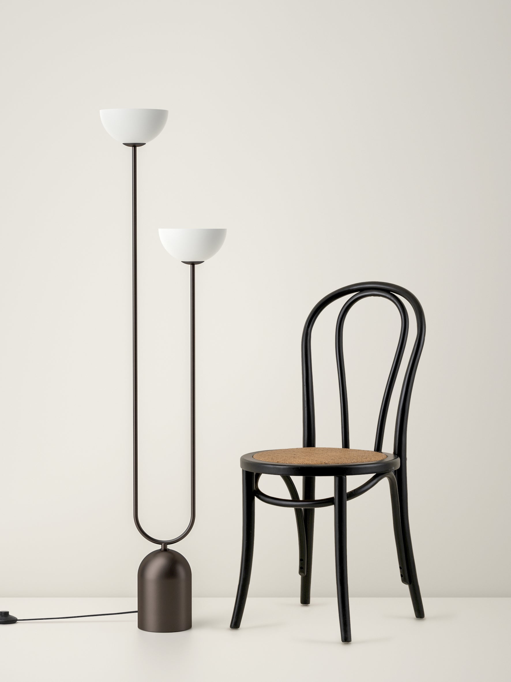 Ruzo - bronze and porcelain floor lamp | Floor Lamp | Lights & Lamps | UK