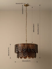 Selmes - smoked amber chandelier | Chandelier | lights&lamps | UK | Modern Affordable Designer Lighting