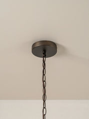 Selmes - 4 light bronze and smoked green glass chandelier | Chandelier | lights&lamps | UK | Modern Affordable Designer Lighting