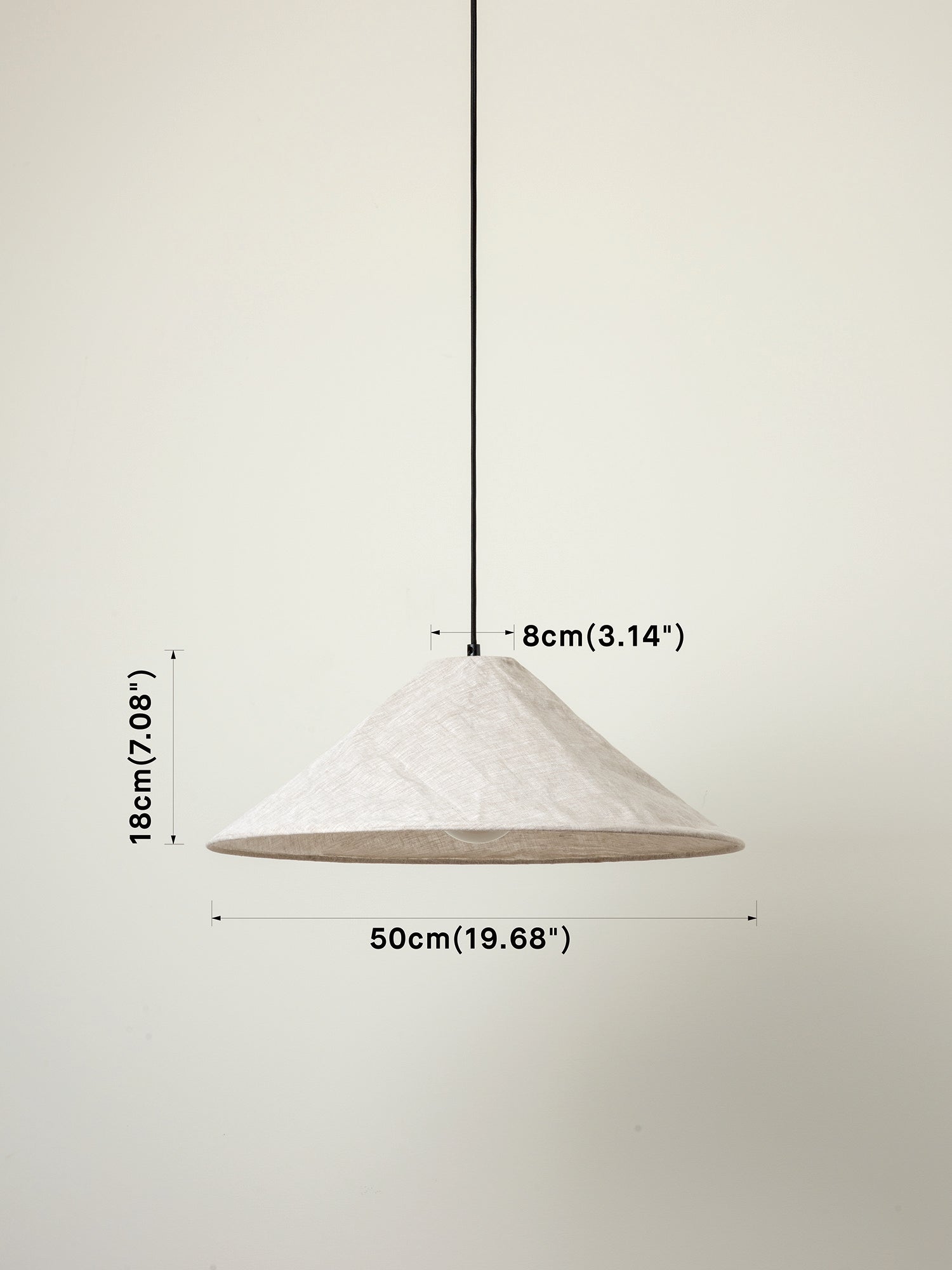 Siya - collapsible large linen shade | Lamp shade | lights&lamps | UK | Modern Affordable Designer Lighting
