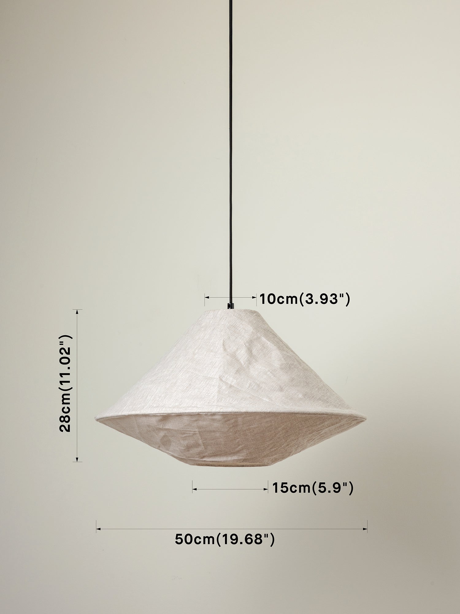 Siya - collapsible linen shade | Lamp shade | lights&lamps | UK | Modern Affordable Designer Lighting
