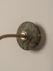 Vale aged brass wall light