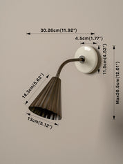 Vale bronze wall light