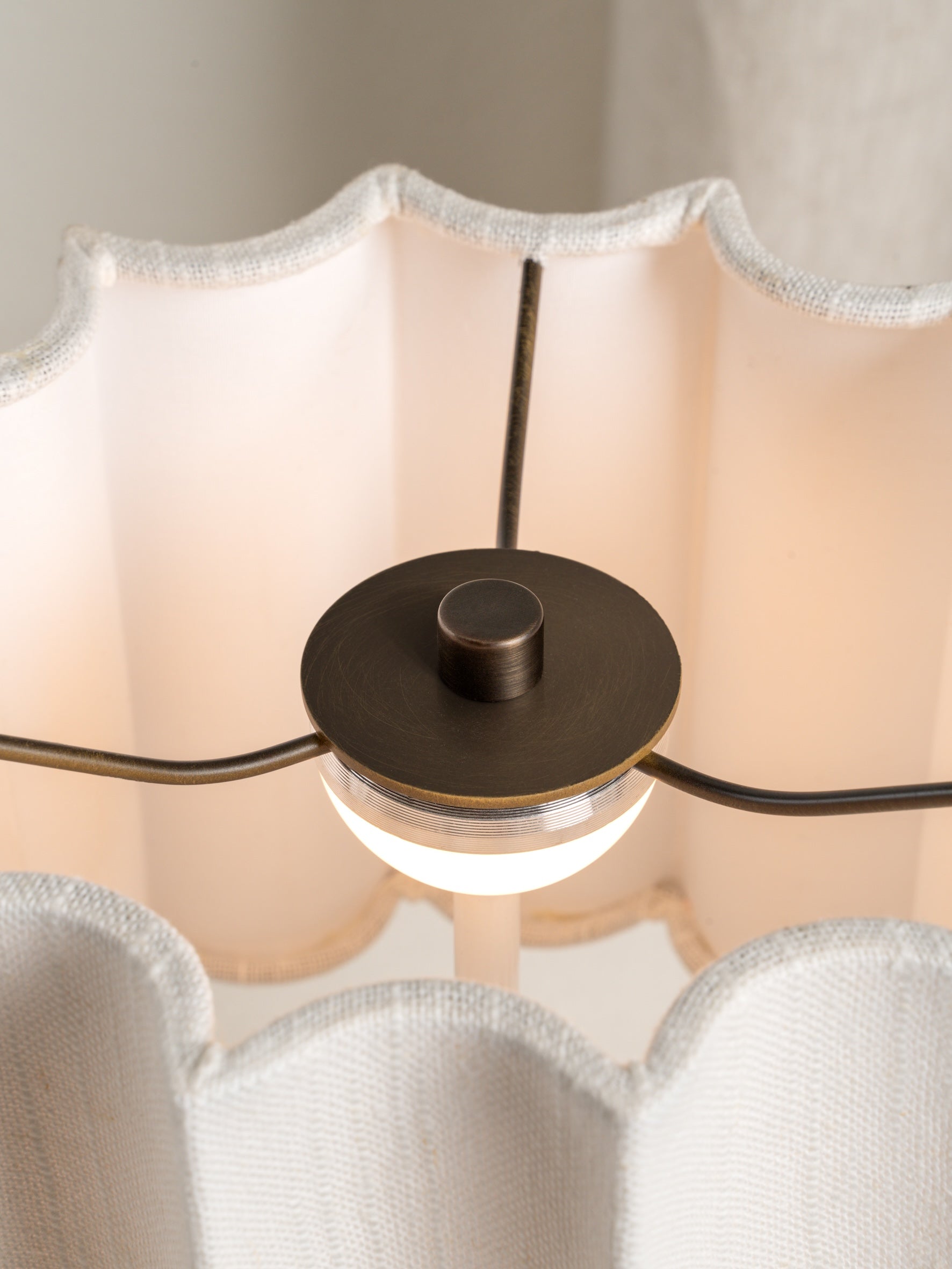 Valli - Viola Calacatta marble and linen rechargeable table lamp | Table Lamp | lights&lamps | UK | Modern Affordable Designer Lighting