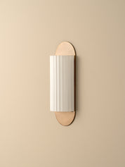 Wilcote aged brass wall light