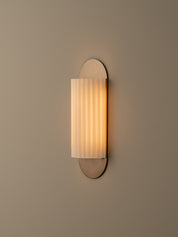 Wilcote aged brass wall light