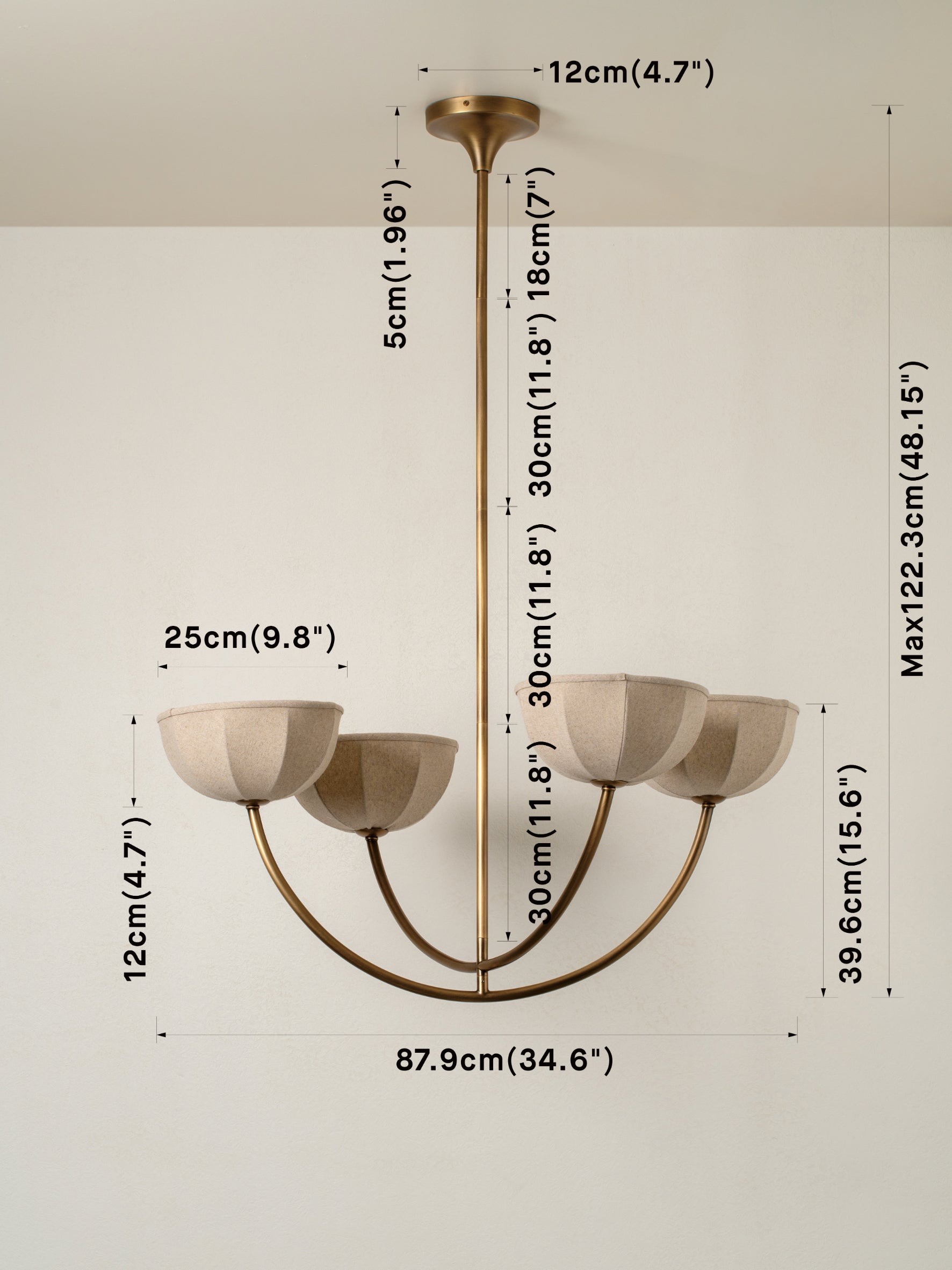 Ottino chandelier | Ceiling light | Lights & Lamps | UK | Modern Affordable Designer Lighting