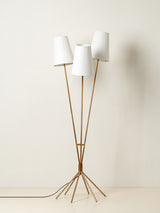 Renwick - aged brass floor lamp