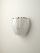 Astera – alabaster curved glass wall light