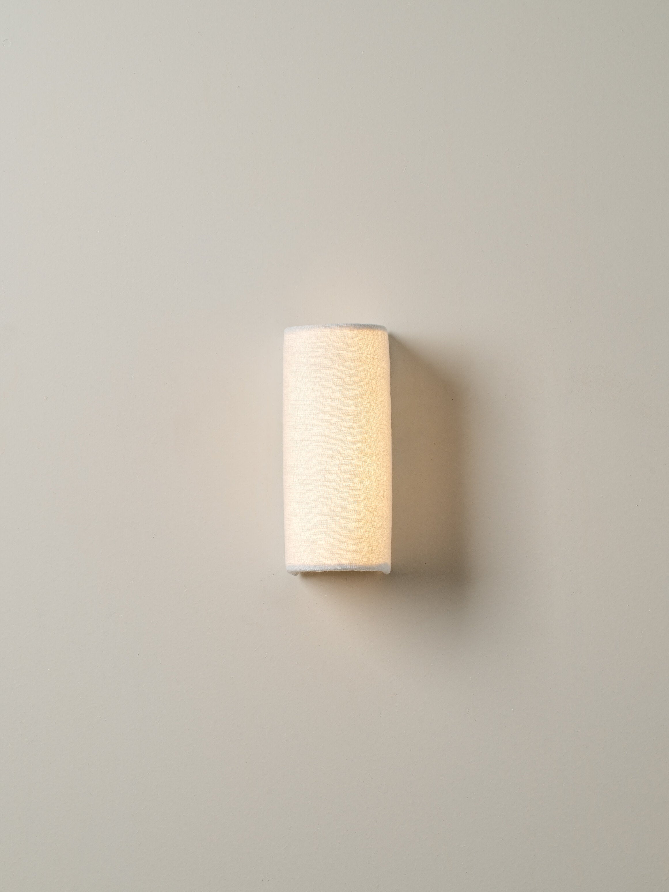 Folia - natural linen single wall light | Wall light | lights & lamps | Modern affordable designer lighting 