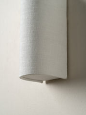 Folia - natural linen single wall light | Wall Light | lights&lamps | UK | Modern Affordable Designer Lighting