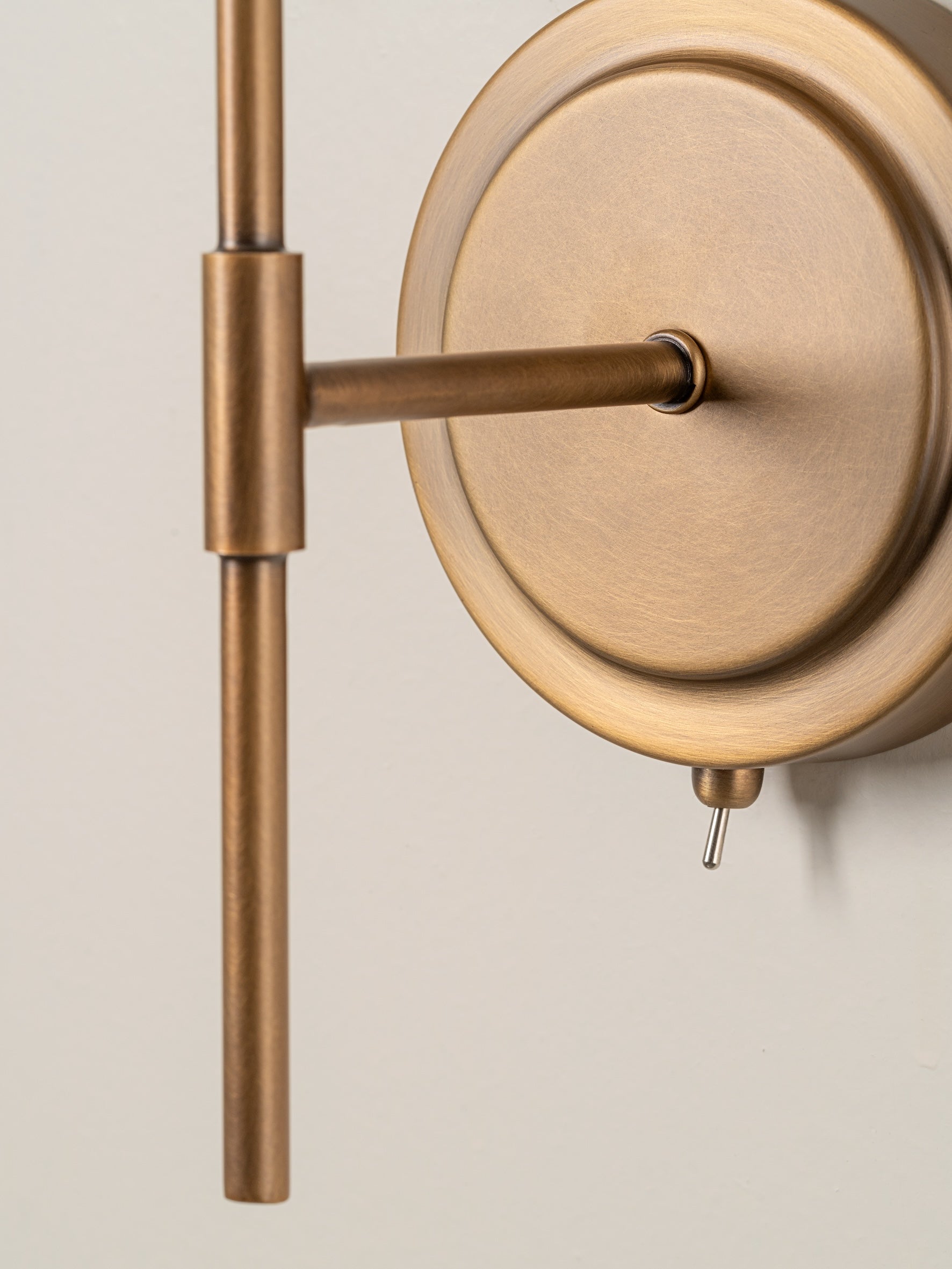 Lindi - aged brass and linen scalloped wall light | Wall Light | lights&lamps | UK | Modern Affordable Designer Lighting