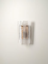 Pazo - layered textured glass wall light