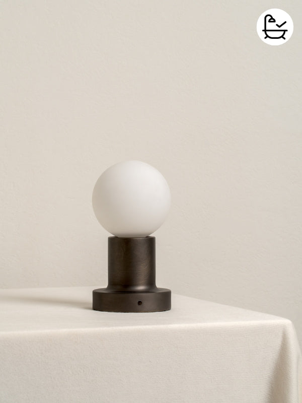 Porta bronze and opal rechargeable table lamp | Table Lamp | lights&lamps | UK | Modern Affordable Designer Lighting