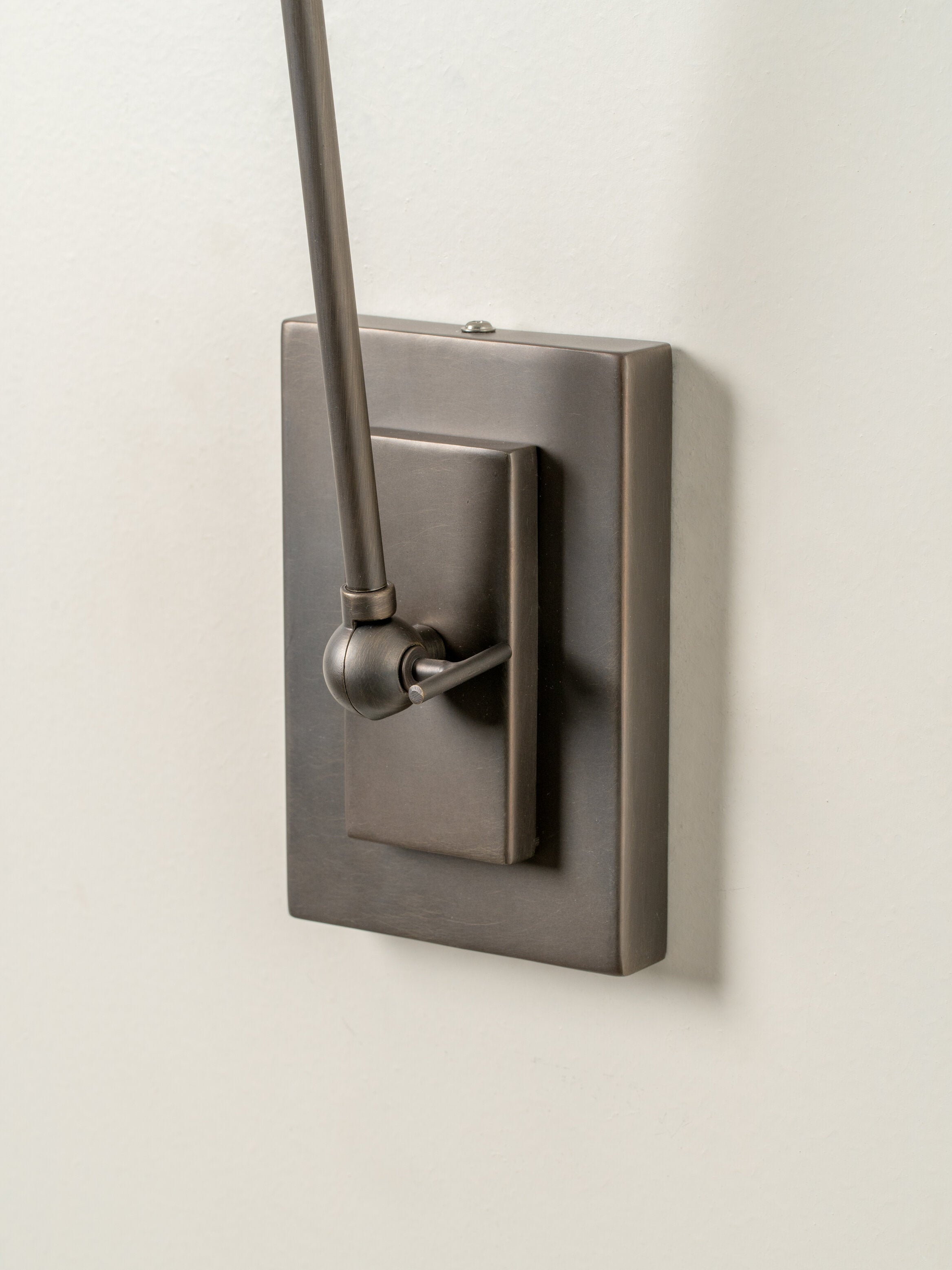 Celano - over reach bronze and linen wall light | Wall light | lights & lamps | Modern affordable designer lighting