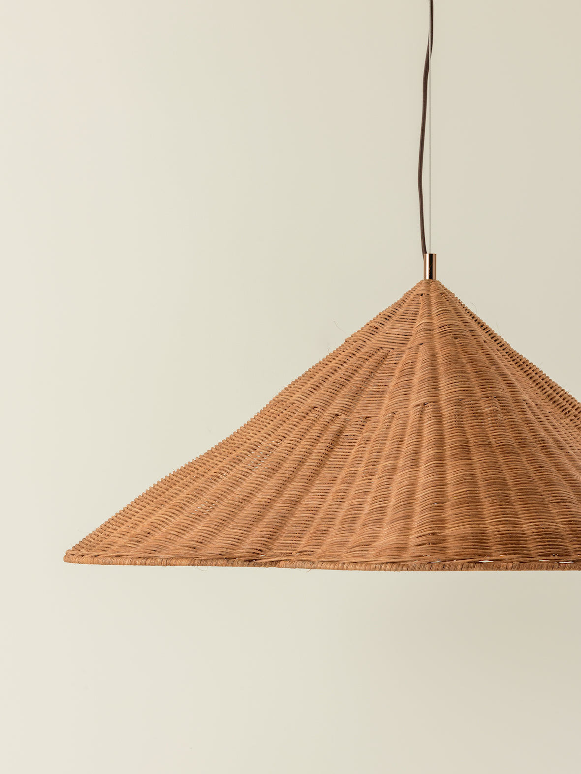 Bardi - 1 light oversized scalloped rattan pendant | Ceiling Light | Lights & Lamps | UK | Modern Affordable Designer Lighting