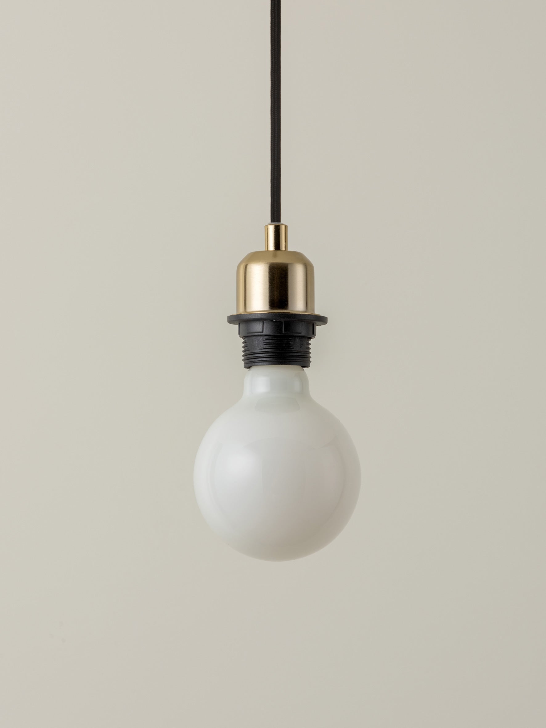 Capel - 1 light brass drop cap lampholder kit | Ceiling Light | Lights & Lamps | UK | Modern Affordable Designer Lighting